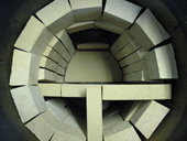 Zuschnitt des Speicherkerns der Speichertonne als Grundofen bausatz